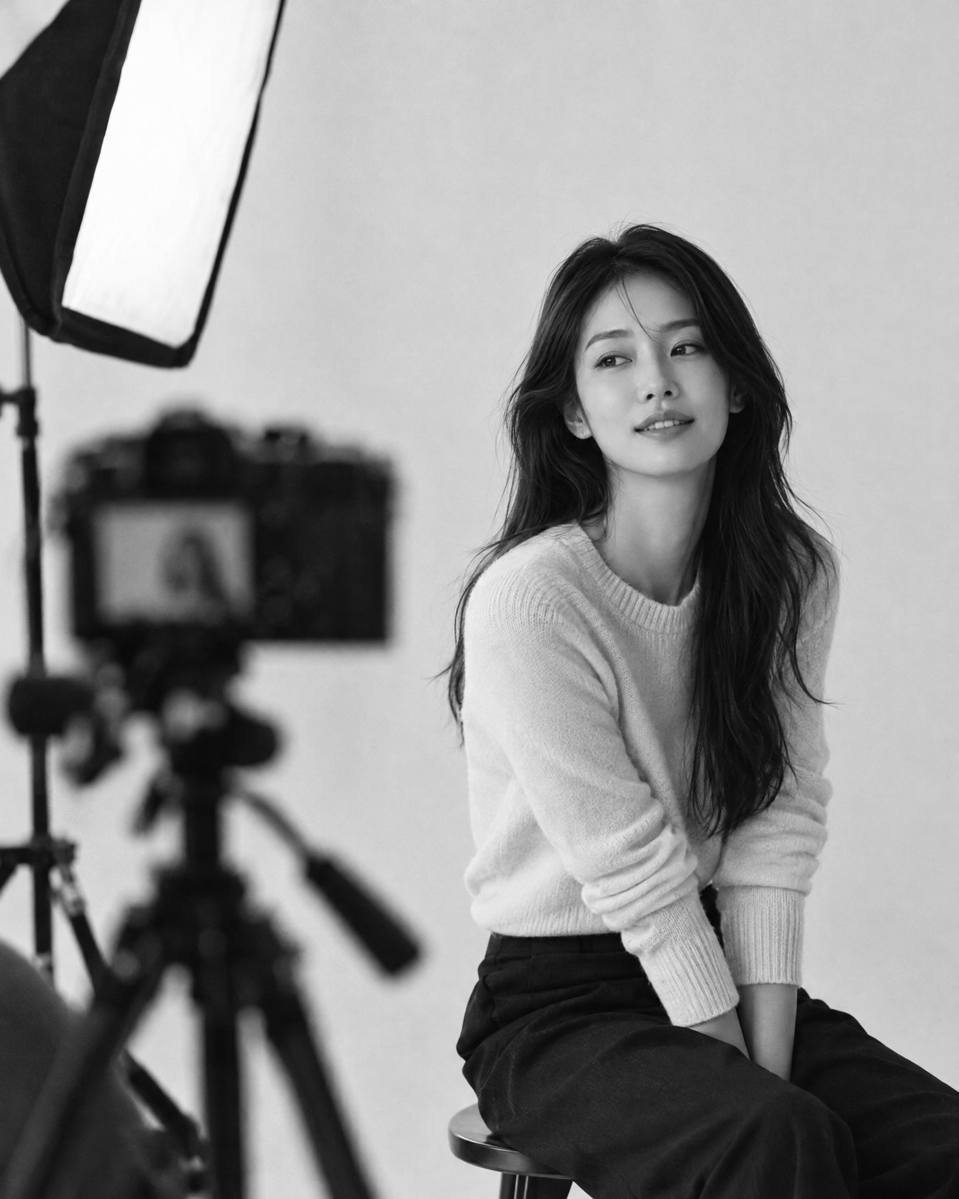 스튜디오 촬영 장면